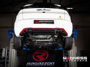 Alfa Romeo Junior Performance Exhaust - 1.2L - Ragazzon - Muffled - Axle Back - Dual Exit/ Quad Staggered Tips